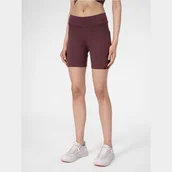 Spodenki damskie - XS Spodenki 4F 4FSS23TTIGF060 81S brązowy XS - miniaturka - grafika 1