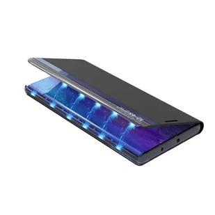 New Sleep Case etui do Xiaomi Redmi 11A / Poco C55 / Redmi 12C pokrowiec z klapką podstawka czarne - Etui i futerały do telefonów - miniaturka - grafika 5