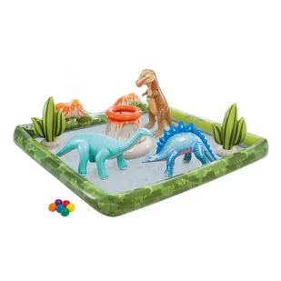 Plac zabaw dmuchany, park jurajski, Intex - Baseny ogrodowe - miniaturka - grafika 1