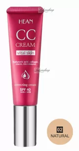 HEAN - CC Cream Vital Skin - Krem koloryzujący CC - 30 ML - 02 NATURAL - Podkłady do twarzy - miniaturka - grafika 1