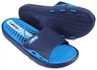 Klapki i japonki męskie - Klapki męskie basenowe LANO 6168-X3 granat - miniaturka - grafika 1