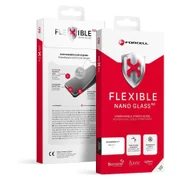 Szkła hartowane na telefon - Forcell Flexible 5D - szkło hybrydowe do iPhone 15 czarny - miniaturka - grafika 1