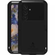 Etui i futerały do telefonów - LOVE MEI Etui pancerne + szkło Powerful do Galaxy S25, czarne - miniaturka - grafika 1