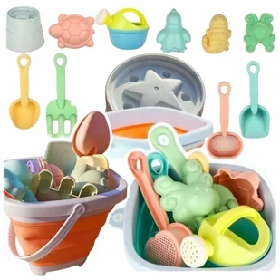 SKŁADANE WIADERKO ZABAWKI DO PIASKU KONEWKA FOREMKI PREZENT DZIEŃ DZIECKA - Zabawki do piasku SKŁADANE WIADERKO ZABAWKI DO PIASKU KONEWKA FOREMKI PREZENT DZIEŃ DZIECKA - Zabawki do piasku - miniaturka - grafika 1