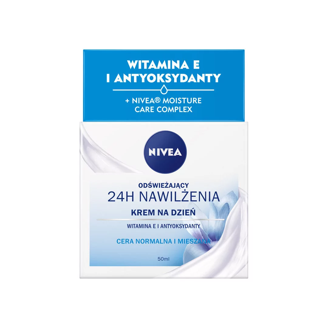 Nivea 24H Nawilżenia Krem na dzień odświeżający-cera normalna i mieszana 50ml SO_111352