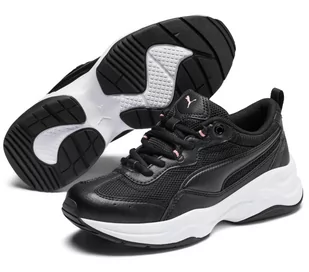 Buty damskie Puma Cilia r.37 czarne sneakersy - Sneakersy damskie - miniaturka - grafika 1