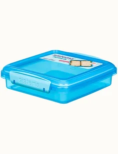 Sistema 31646 pojemnik do przechowywania żywności Kwadrat 0,45 l Niebieski 1 szt. - Pojemniki kuchenne - miniaturka - grafika 1