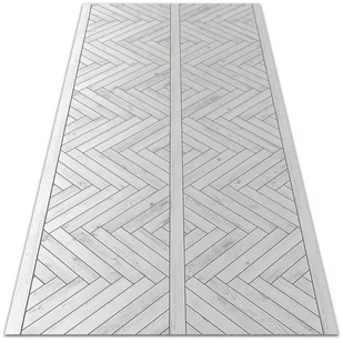Dywan winylowy do domu Deski w jodełkę 150x225 cm - Dywany - miniaturka - grafika 1