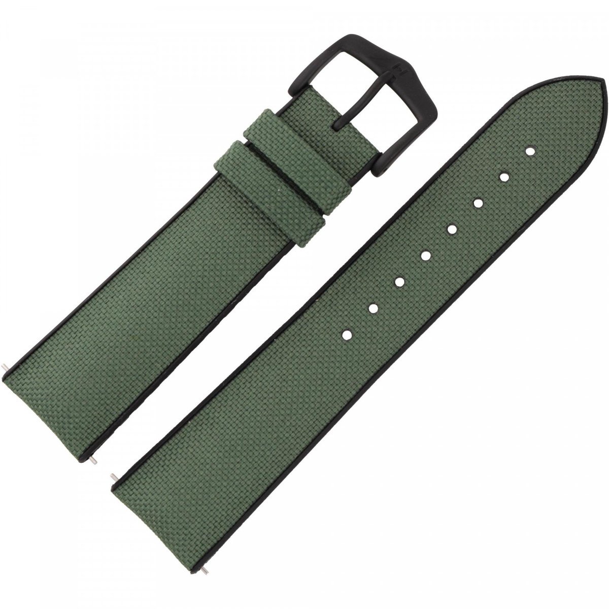 Pasek do zegarka Hirsch 0925090045-5-22 zielony 22mm