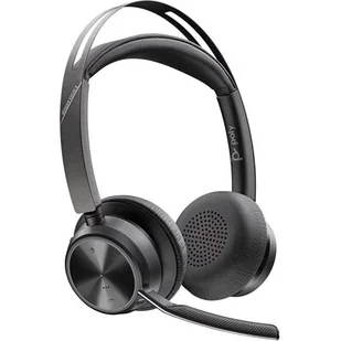 Poly Voyager Focus 2 VFOCUS2-M C bezprzewodowy zestaw słuchawkowy stereo z USB-C, bez stacji ładującej, certyfikowany dla Microsoft Teams - Akcesoria do telefonów stacjonarnych - miniaturka - grafika 1