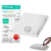 Pokrowce na ubrania - Worek próżniowy 50x40 cm gruby wielorazowy - miniaturka - grafika 1