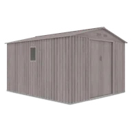 Altany ogrodowe - Domek Na Narzędzia Hudson 9X10 Light Wood - miniaturka - grafika 1