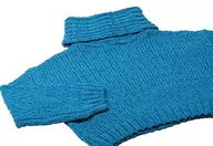 Swetry damskie - Ebeeza Damski sweter z dzianiny z golfem turkusowy XS/S, turkusowy, XS - miniaturka - grafika 1