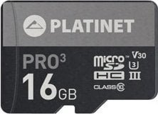 Karta Platinet Pro3 MicroSDHC 16 GB Class 10 UHS-III/U3 V30 PMMSD16UIII