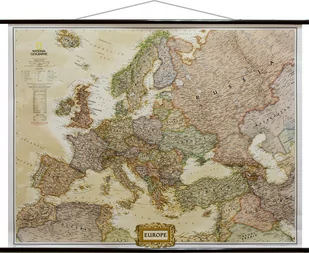 National Geographic Europa Polityczna Executive mapa ścienna - Atlasy i mapy - miniaturka - grafika 1