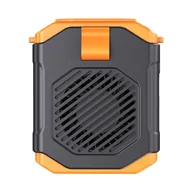 Wentylatory - Przenośny wentylator, mini wentylator chłodzący, 5 prędkości, ładowanie USB (pomarańczowy) - miniaturka - grafika 1