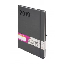 Antra Ryszard Polubiec Kalendarz książkowy 2019, format A4, Formalizm, szary - Kalendarze - miniaturka - grafika 1