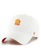 Czapki i chusty sportowe męskie - 47 Brand Czapka z daszkiem New York Yankees B-CHPCU17GWS Biały - miniaturka - grafika 1
