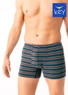 Majtki męskie - SZORTY KEY MXH-315 B25 NI (kolor niebieski, rozmiar L) - miniaturka - grafika 1