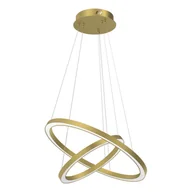 Lampy sufitowe - Galaxia LED lampa wisząca 2-punktowa złota ML8423 - miniaturka - grafika 1