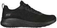 Sneakersy damskie - Sneakersy damskie Skechers BOBS Sport Squad Chaos - Face Off Black czarne (117209-BBK) - miniaturka - grafika 1