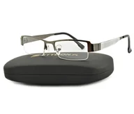 Okulary korekcyjne, oprawki, szkła - Minusy Okulary korekcyjne metalowo-żyłkowe ST309 moc: -4 - miniaturka - grafika 1