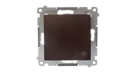 Wyłączniki światła i elektryczne - Kontakt Simon KONTAKT - SIMON Łącznik krzyżowy brąz mat DW7.01/46 - miniaturka - grafika 1