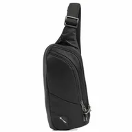 Plecaki - Plecak antykradzieżowy na jedno ramię Pacsafe Vibe 150 - jet black - miniaturka - grafika 1