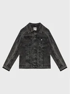Kurtki i płaszcze dla chłopców - Cotton On Kids Kurtka jeansowa 7343315 Czarny Regular Fit - miniaturka - grafika 1