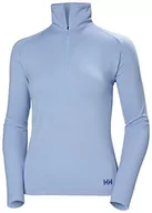 Swetry damskie - Helly Hansen Damski sweter W Verglas z zamkiem 1/2, jasnoniebieski, L, Jasnoniebieski, L - miniaturka - grafika 1