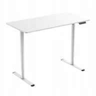Biurka - Biurko Regulowane 120x60cm Spacetronik Elektryczna Regulacja 72-118cm Białe - miniaturka - grafika 1