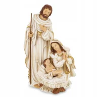 Ozdoby bożonarodzeniowe - Szopka Bożonarodzeniowa, ŚWIĘTA RODZINA, beżowa, 31cm PREZENT - miniaturka - grafika 1