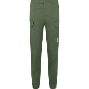 CALVIN KLEIN JEANS Spodnie jogger | Regular Fit - Spodnie i spodenki dla chłopców - miniaturka - grafika 1