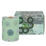 Pozostałe akcesoria fryzjerskie - Framar Plant Mom- Folia Fryzjerska Embossed Roll Rolka 97,5m - miniaturka - grafika 1