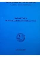 Ekonomia - Dydaktyka w naukach ekonomicznych - miniaturka - grafika 1