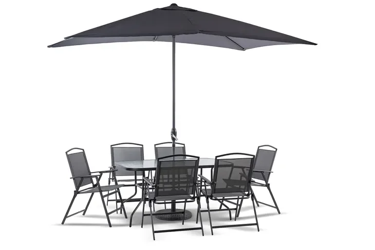Zestaw Ogrodowy Risari Meble Ogrodowe 6os Parasol