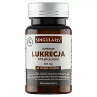 Układ pokarmowy - SINGULARIS Superior Lukrecja 22% glicyryzyny 270 mg, 60 kapsułek wegańskich - miniaturka - grafika 1