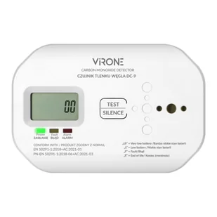 Czujnik tlenku węgla 3V biały - Czujniki czadu, dymu, gazu - miniaturka - grafika 1