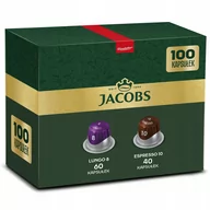 Kawa w kapsułkach i saszetkach - Kapsułki do Nespresso Jacobs Lungo 8 oraz Espresso 10 - 100 szt - miniaturka - grafika 1