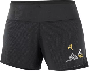 Salomon Spodenki Sense Short Golden Trail Series W Black / White C15414 - Spodnie sportowe damskie - miniaturka - grafika 1