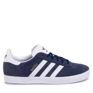 Sneakersy damskie - Sneakersy adidas Gazelle J BY9144 Granatowy - miniaturka - grafika 1