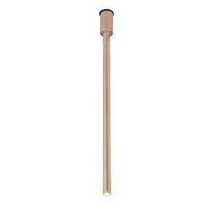 Sufitowa podłużna lampa tuba ALHA 9683 Dohar metalowa platynowa - Lampy sufitowe - miniaturka - grafika 1