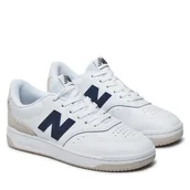 Sneakersy męskie - Sneakersy New Balance BB80GRN Biały - miniaturka - grafika 1