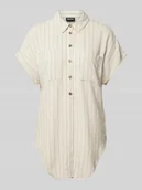 Bluzki damskie - Bluzka z wiązanym detalem model ‘VINSTY’ - miniaturka - grafika 1