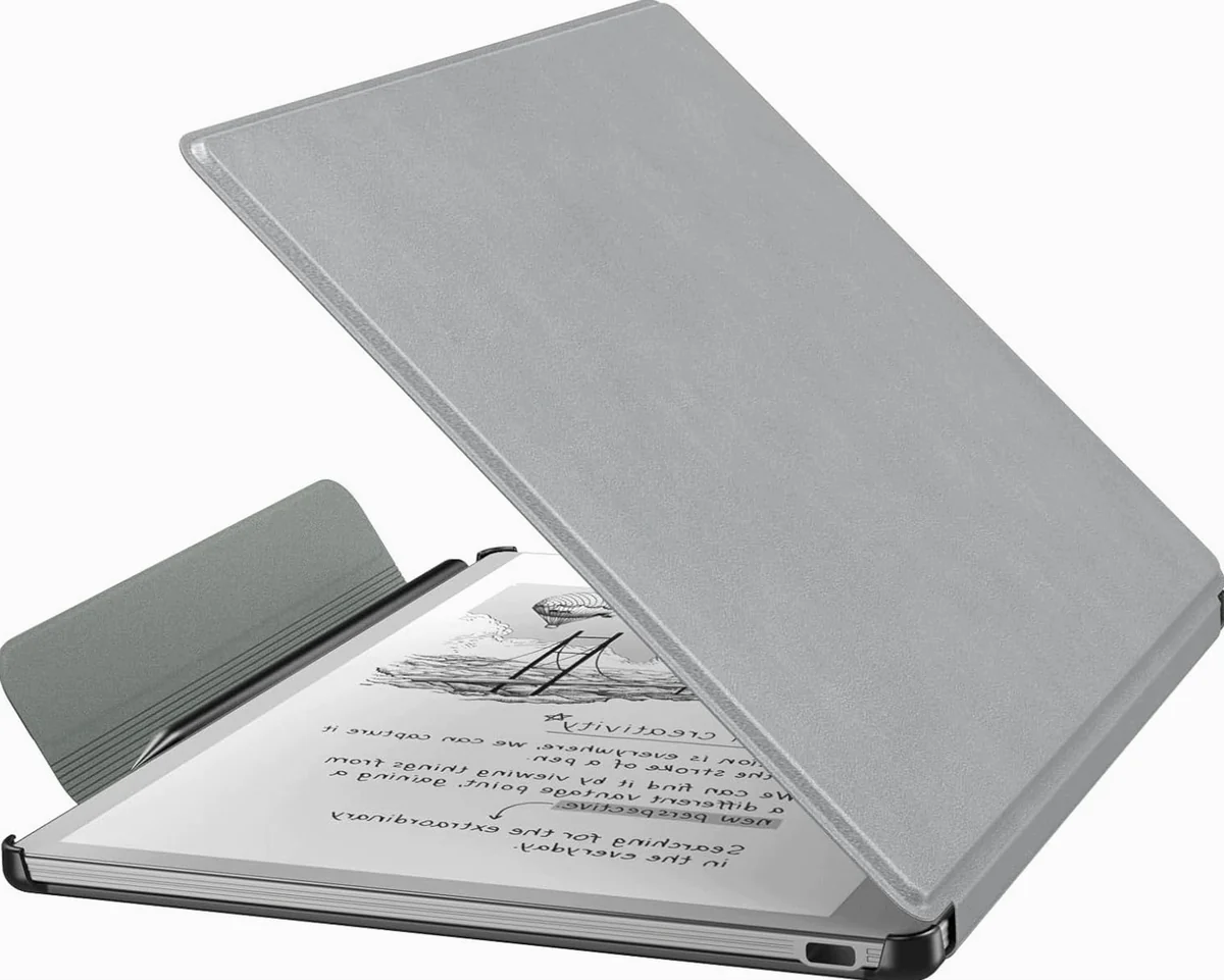 ETUI 103 CALA POKROWIEC OBUDOWA ETUI NA TABLET SZARY SMUKŁY