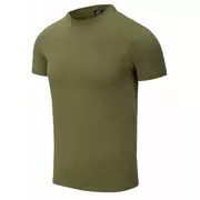 Odzież taktyczna i umundurowanie - Koszulka Helikon-Tex z bawełny organicznej SLIM - U.S. Green - miniaturka - grafika 1