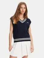 Swetry damskie - Guess Sweter V5GR00 Z3FB1 Granatowy Classic Fit - miniaturka - grafika 1