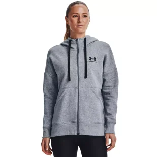 Bluza damska Under Armour Rival Fleece FZ Hoodie - Bluzy sportowe damskie - miniaturka - grafika 1