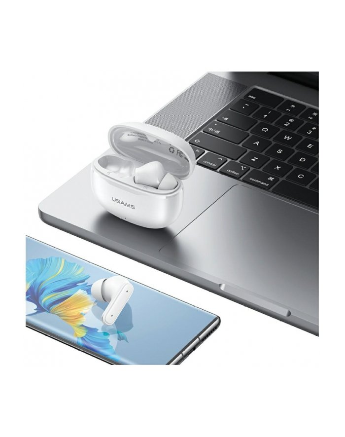 usams E05 TWS białe