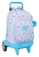 Plecaki - Safta BLACKFIT8 COOL Duży plecak na kółkach, Compact Evolution, zdejmowany, idealny dla dzieci w różnym wieku, wygodny i wszechstronny, jakość i wytrzymałość, 33 x 22 x 45 cm, Biały, M, Casual - miniaturka - grafika 1